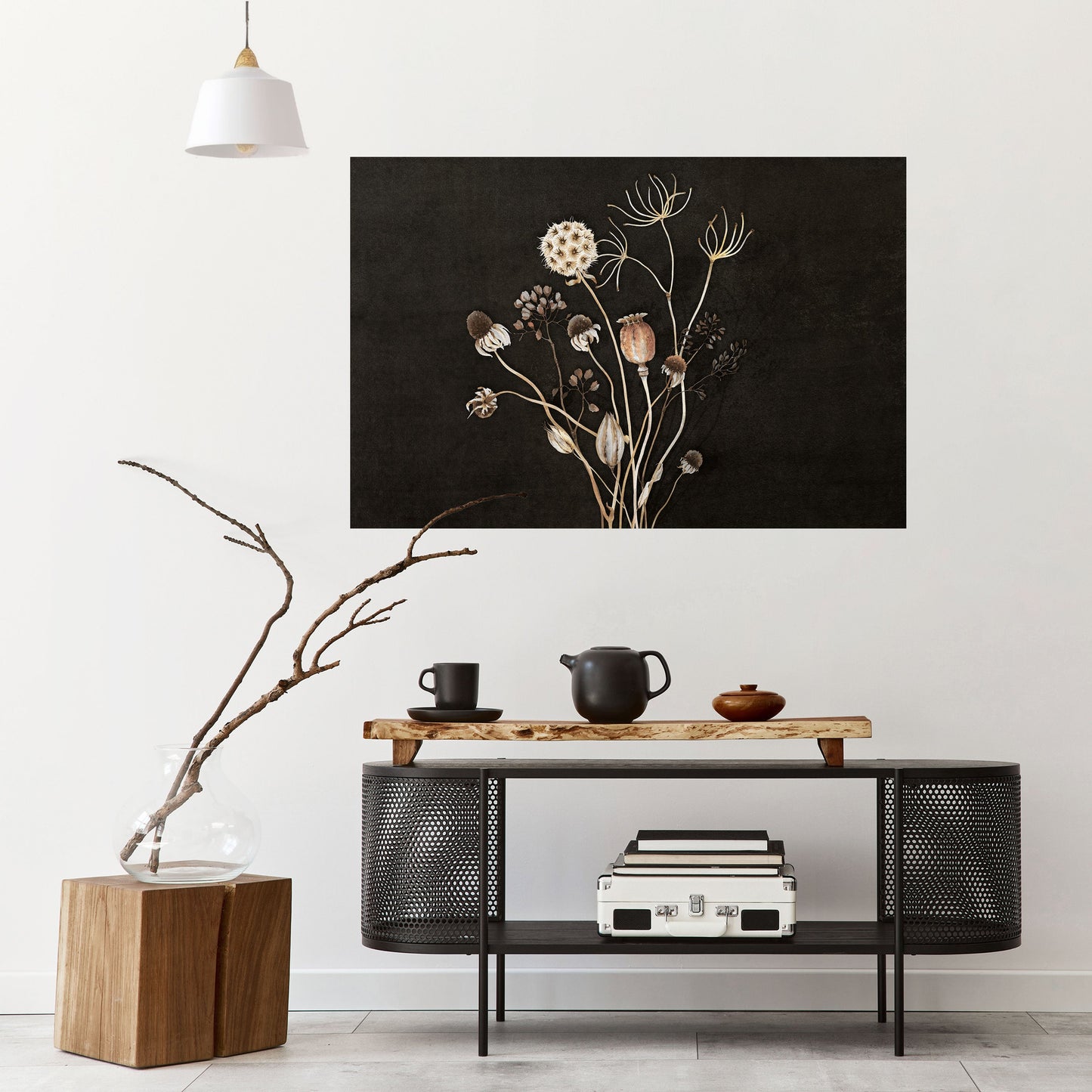 Poster orizzontale staccabile e attaccabile MEADOW SHADES