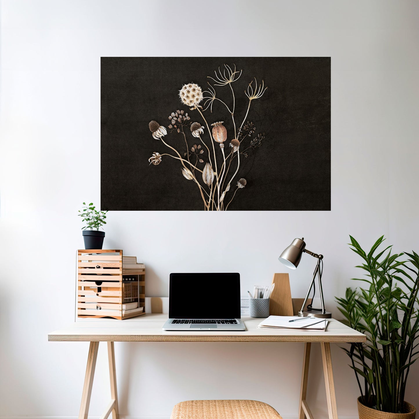 Poster orizzontale staccabile e attaccabile MEADOW SHADES