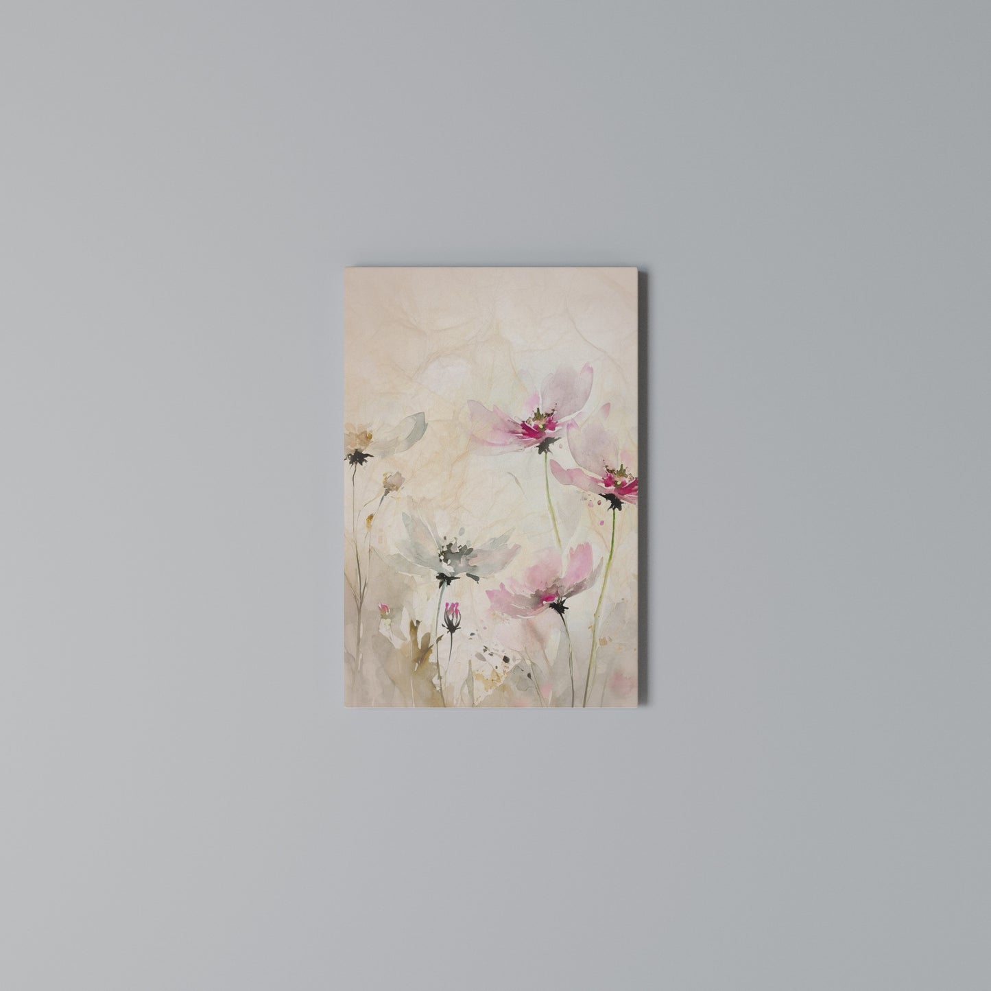 PAINTED LIGHTNESS Vertical Canvas Print