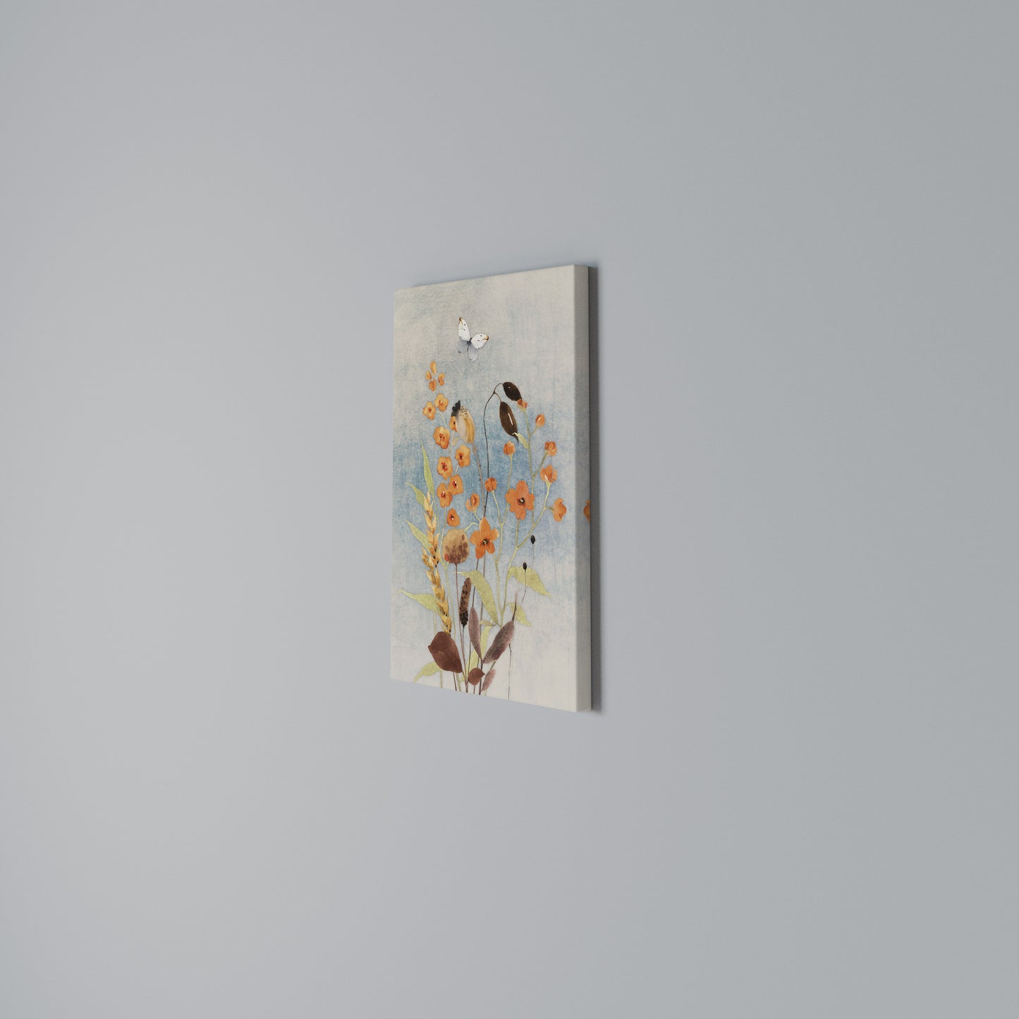 WHISPERS OF WILDFLOWERS Vertical Canvas Print