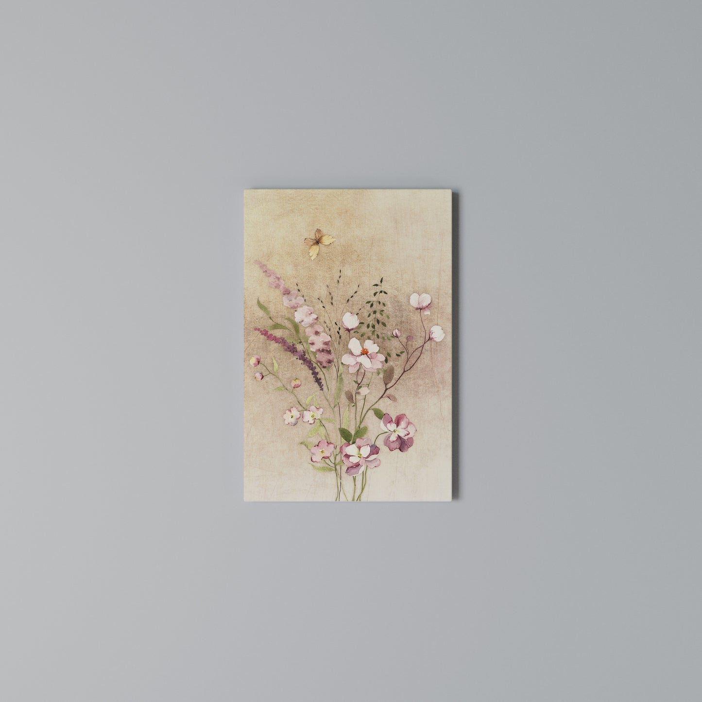 FLOWERED REVERIE Stampa su Tela Verticale