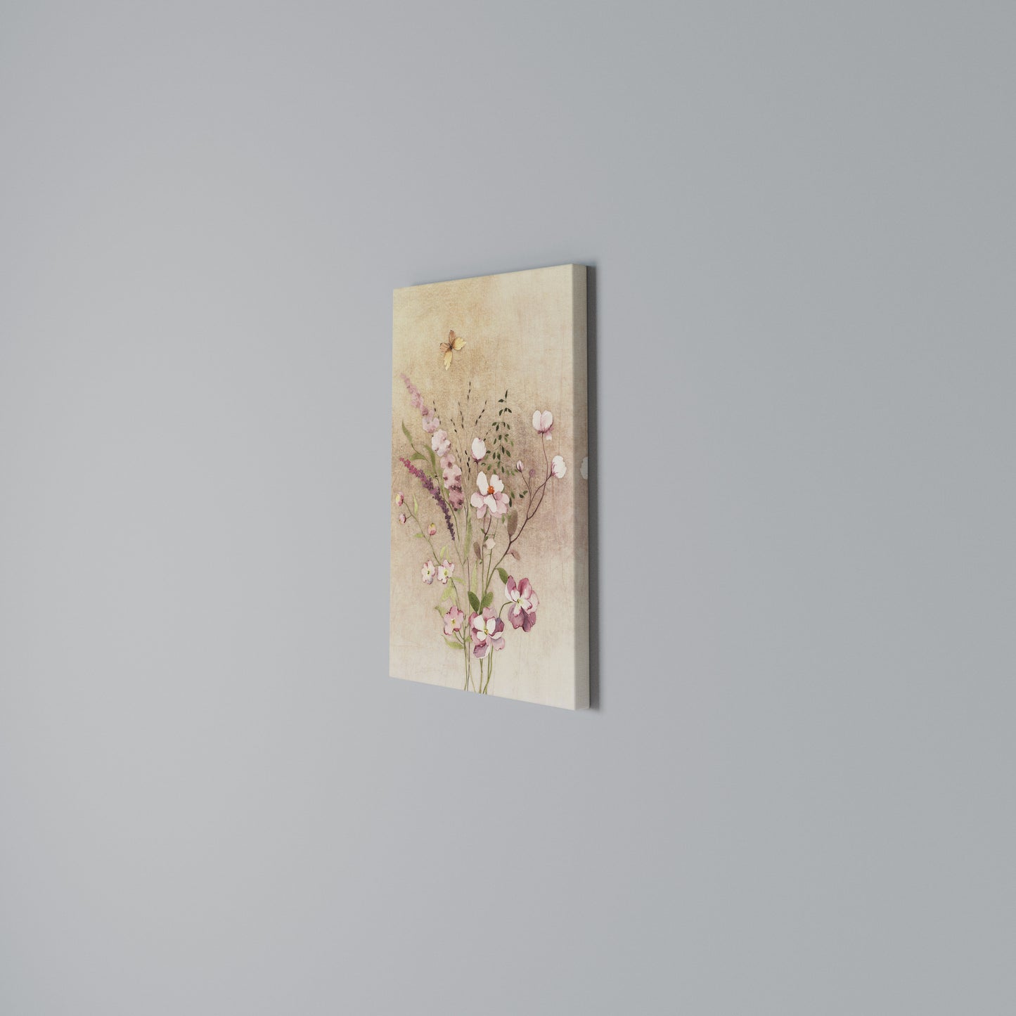 FLOWERED REVERIE Stampa su Tela Verticale