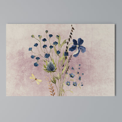 CORNFLOWER REVERIE Stampa su tela orizzontale