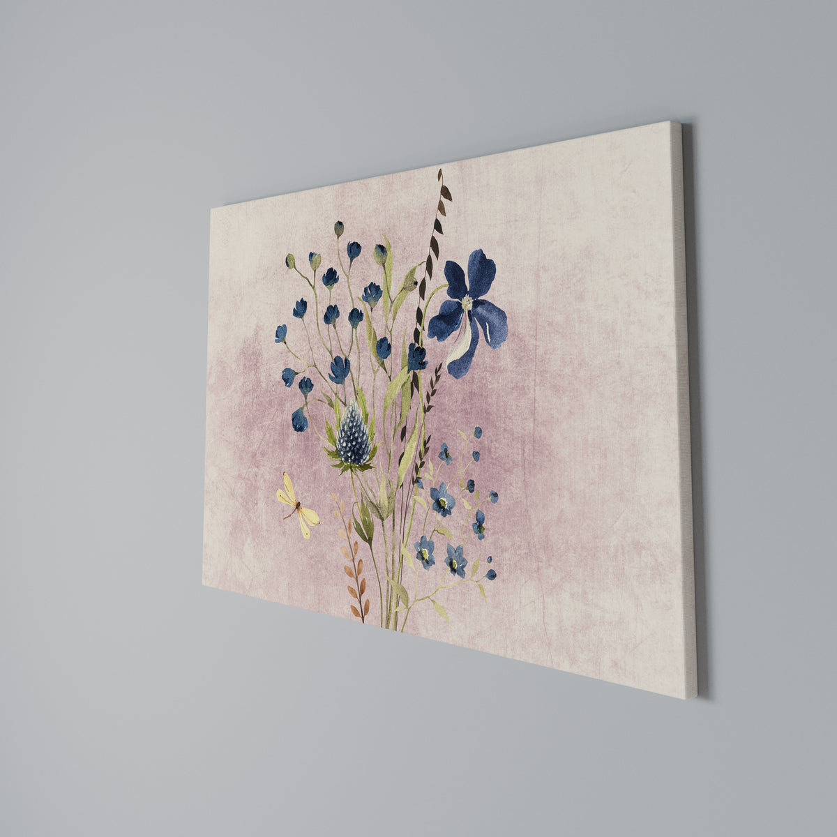 CORNFLOWER REVERIE Stampa su tela orizzontale