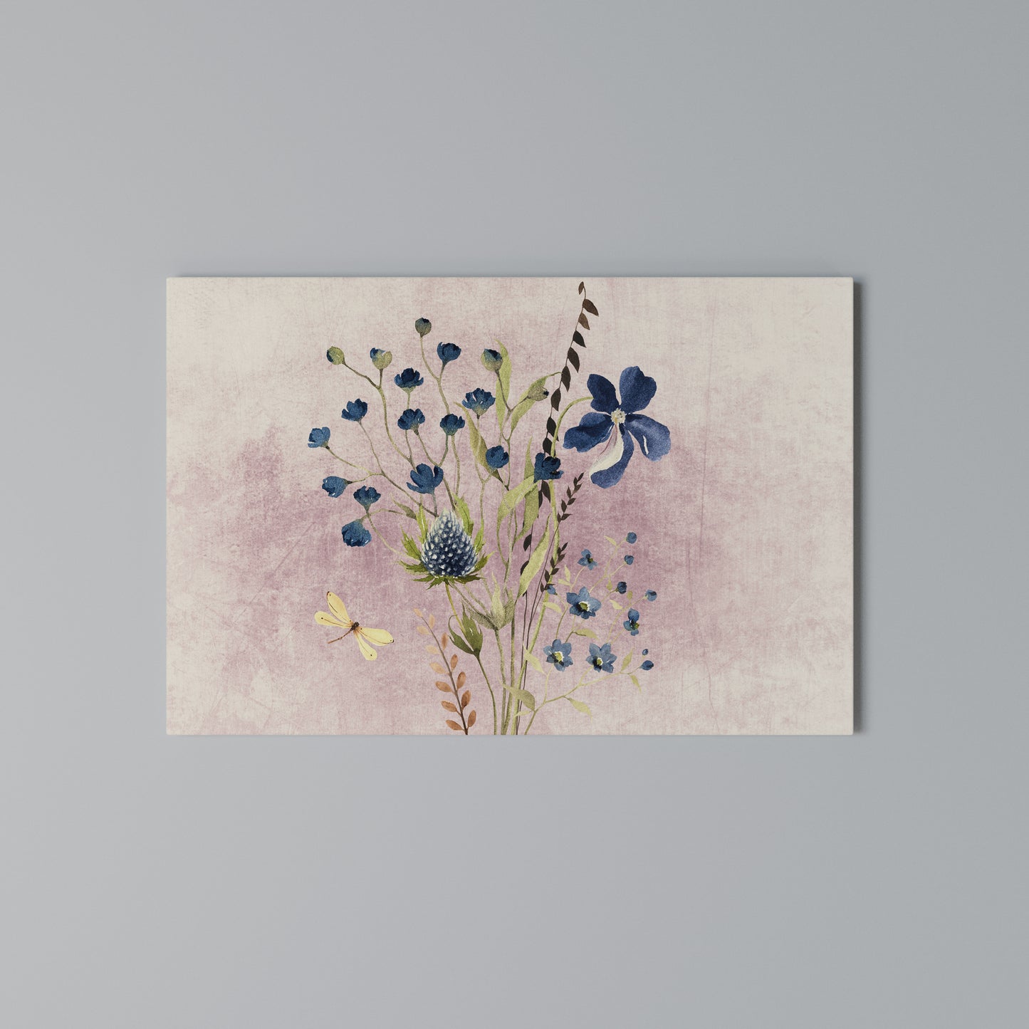 CORNFLOWER REVERIE Stampa su tela orizzontale