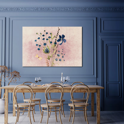 CORNFLOWER REVERIE Stampa su tela orizzontale
