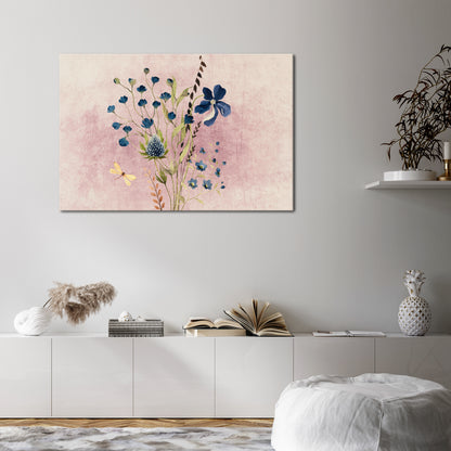 CORNFLOWER REVERIE Stampa su tela orizzontale