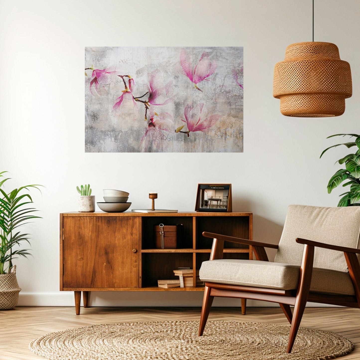 Poster orizzontale staccabile e attaccabile ASTONISHING MAGNOLIA
