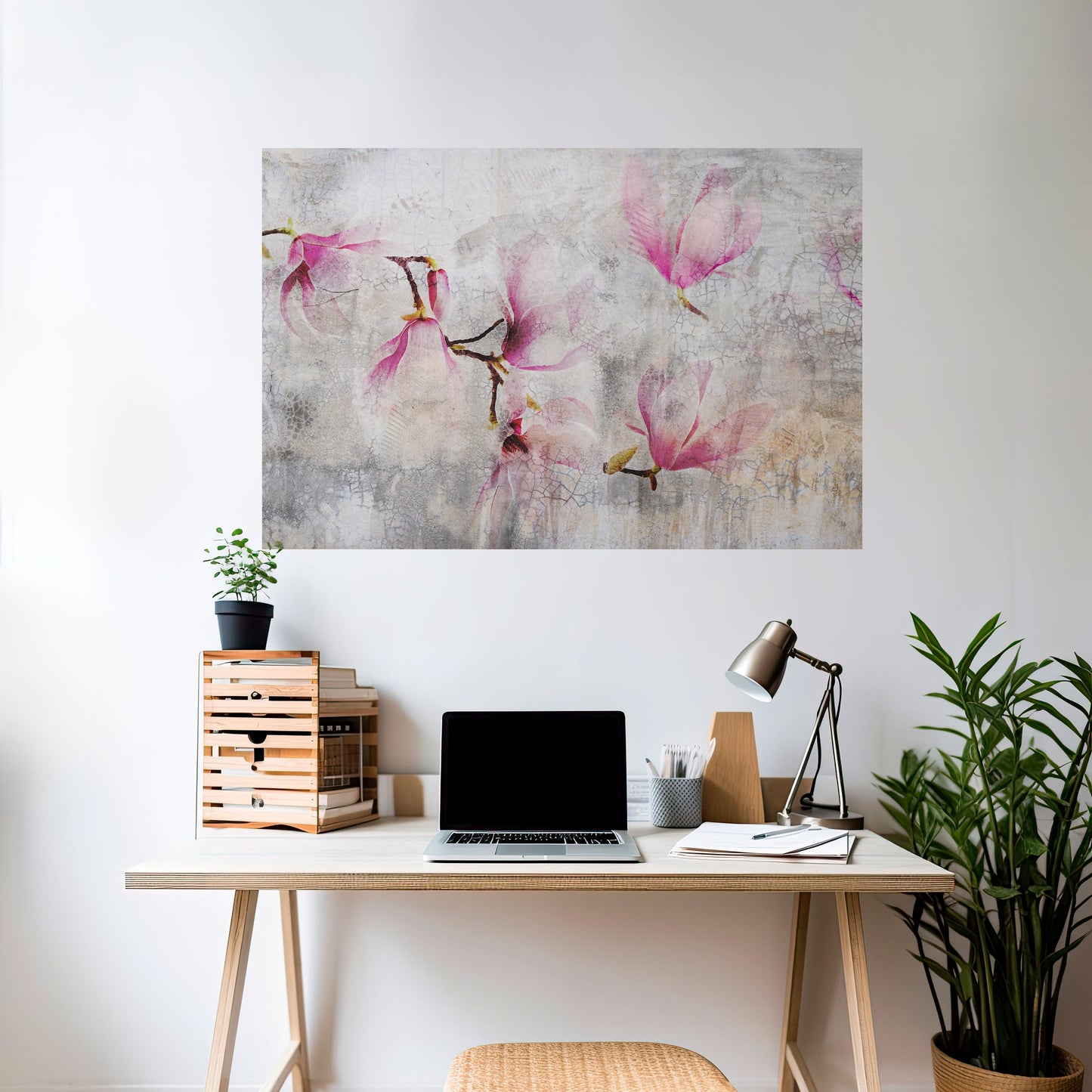 Poster orizzontale staccabile e attaccabile ASTONISHING MAGNOLIA