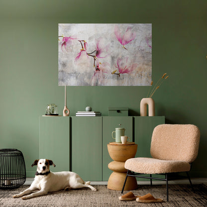 Poster orizzontale staccabile e attaccabile ASTONISHING MAGNOLIA