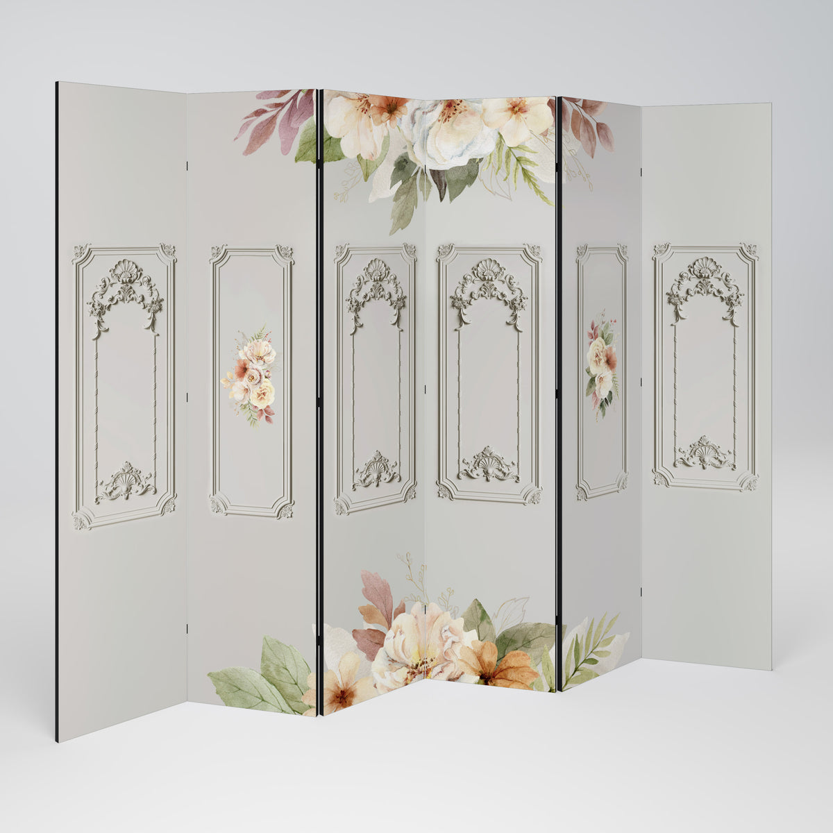 ELEGANT SHIELD Paravento Decorativo a 6 Pannelli