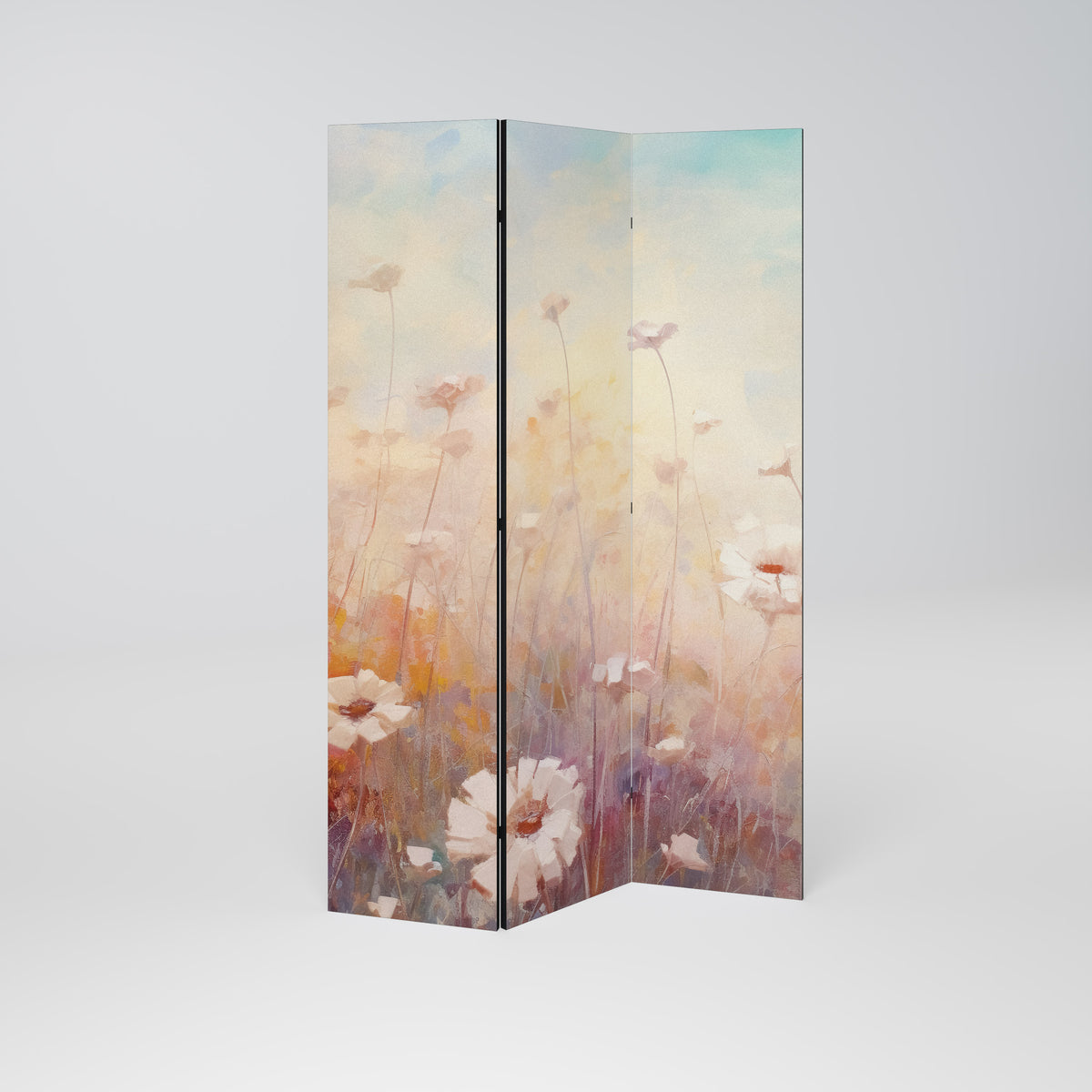 BREEZE OF COLORS Paravento Decorativo a 3 Pannelli