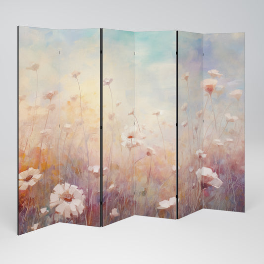 BREEZE OF COLORS Divisorio decorativo per ambienti a 6 pannelli