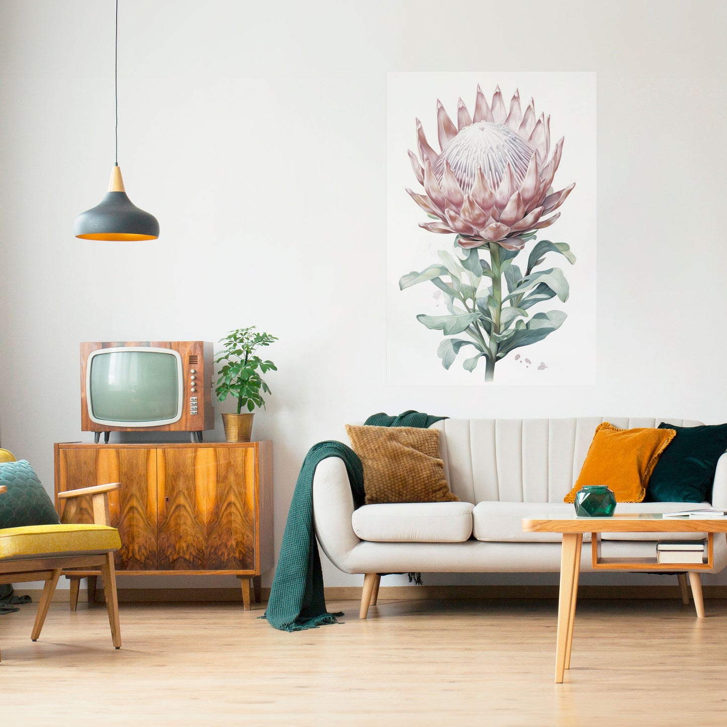 Poster verticale staccabile e attaccabile ROYAL PROTEA