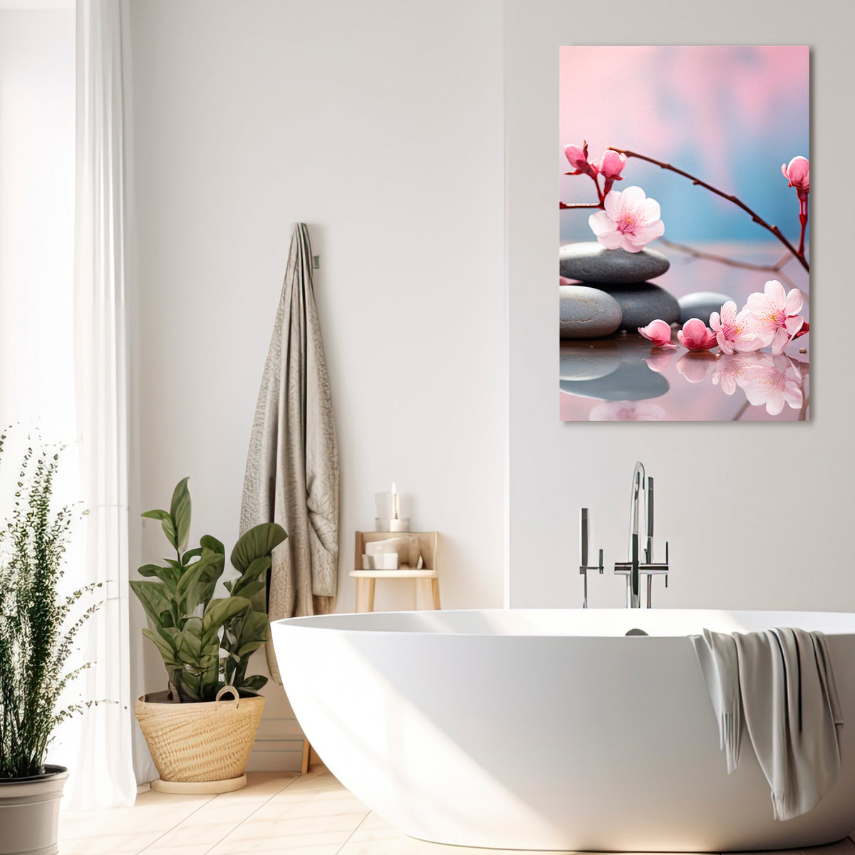 BALANCE OF NATURE Vertical Canvas Print