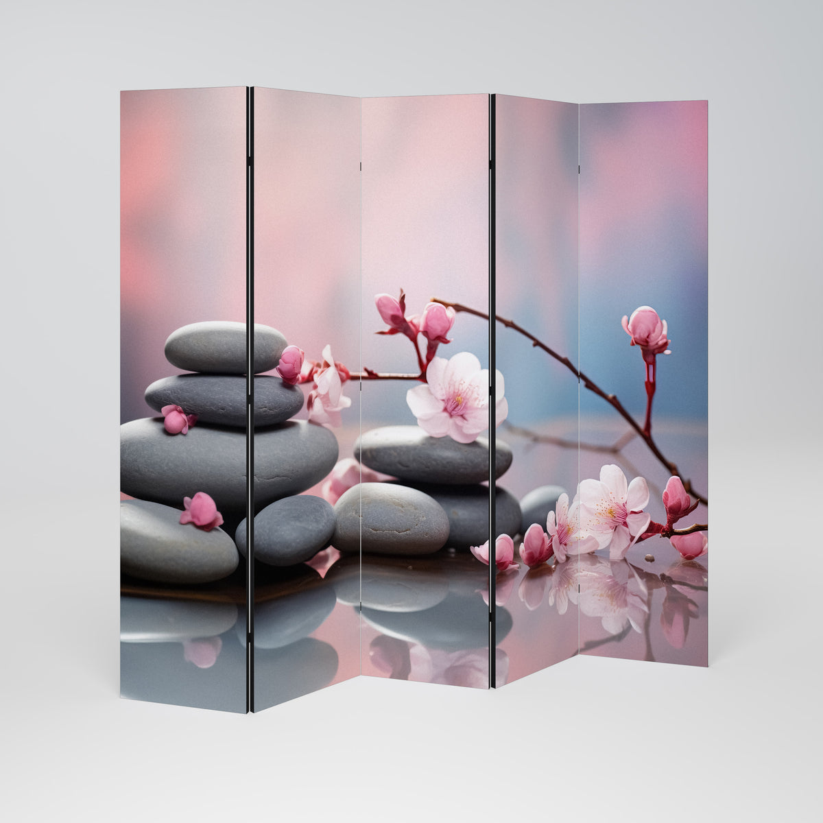 BALANCE OF NATURE Decorative 5-Panel Room Divider