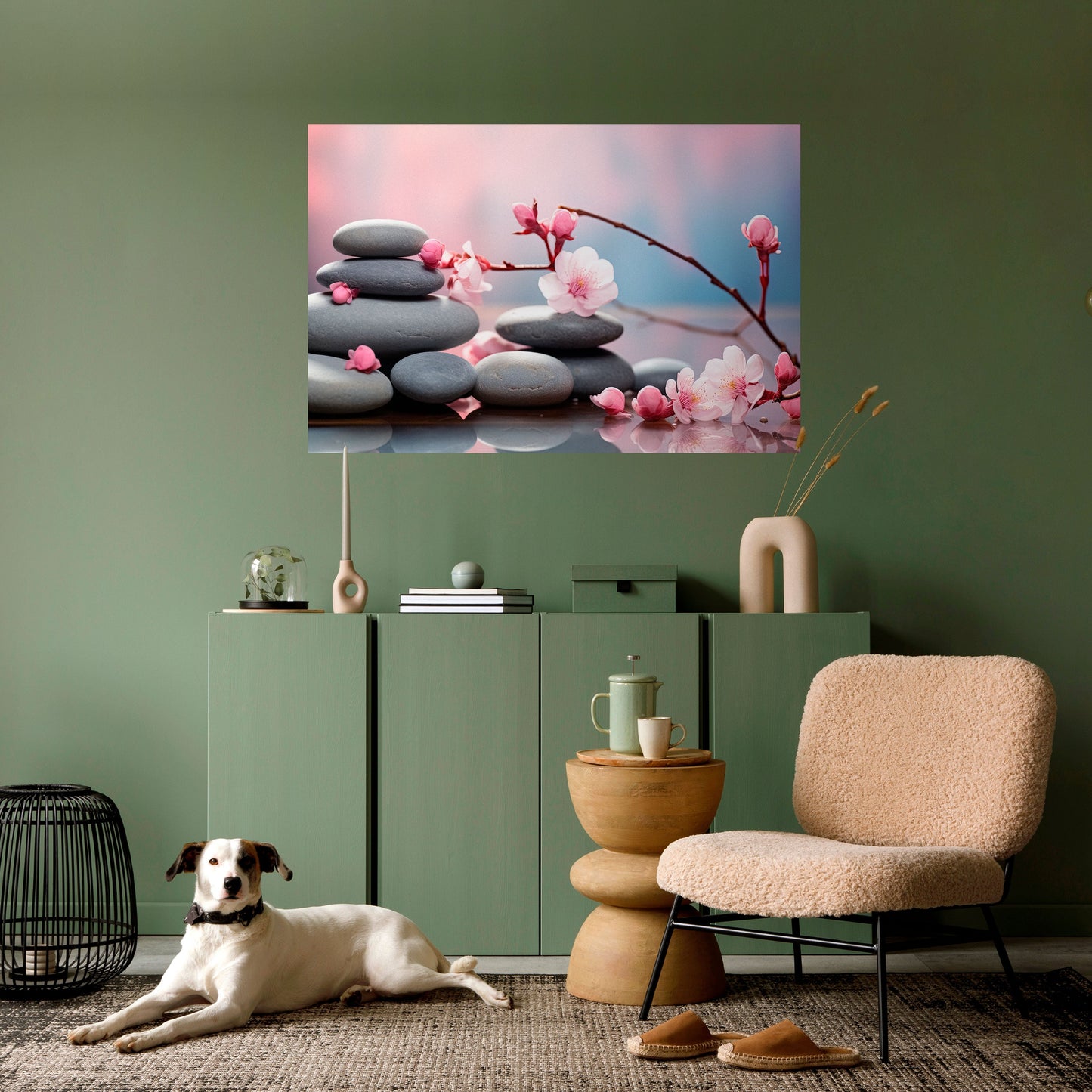 Poster orizzontale staccabile e attaccabile "EQUILIBRIO DELLA NATURA"