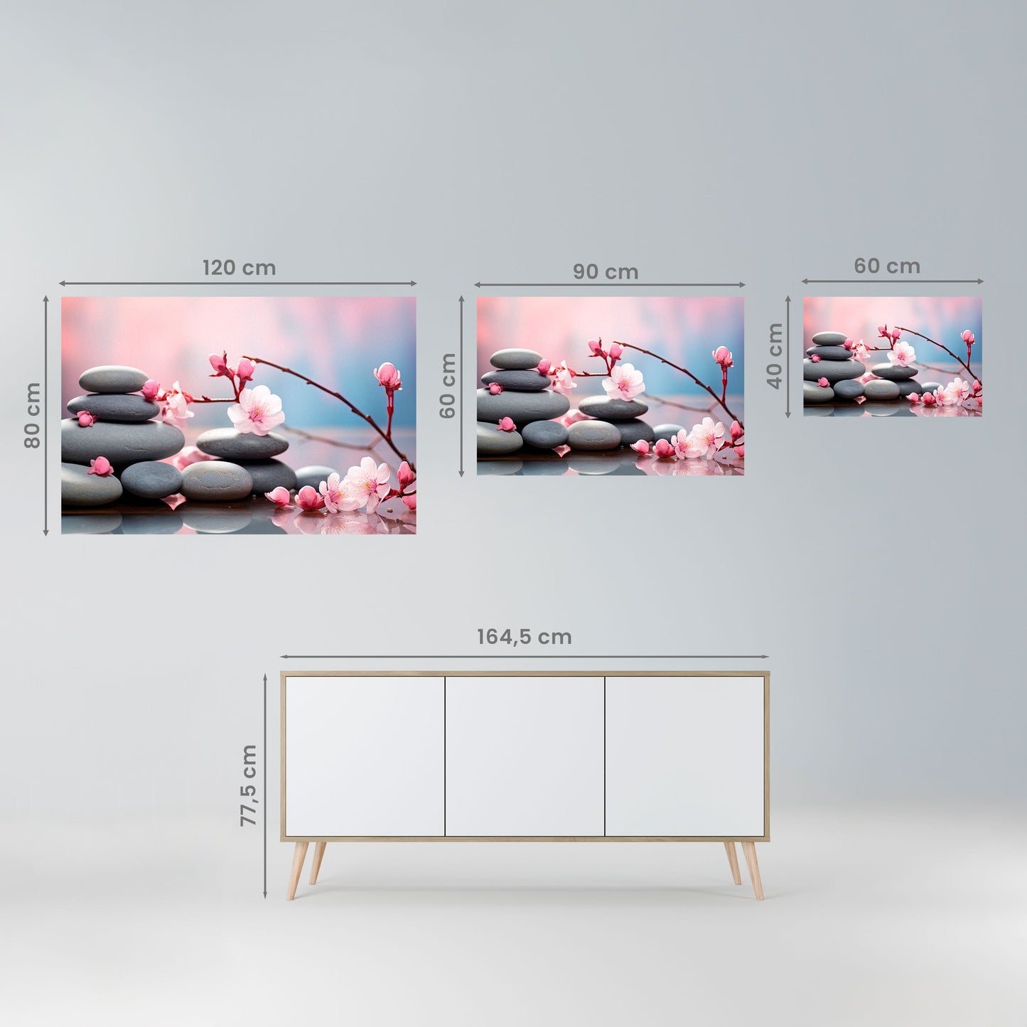 Poster orizzontale staccabile e attaccabile "EQUILIBRIO DELLA NATURA"