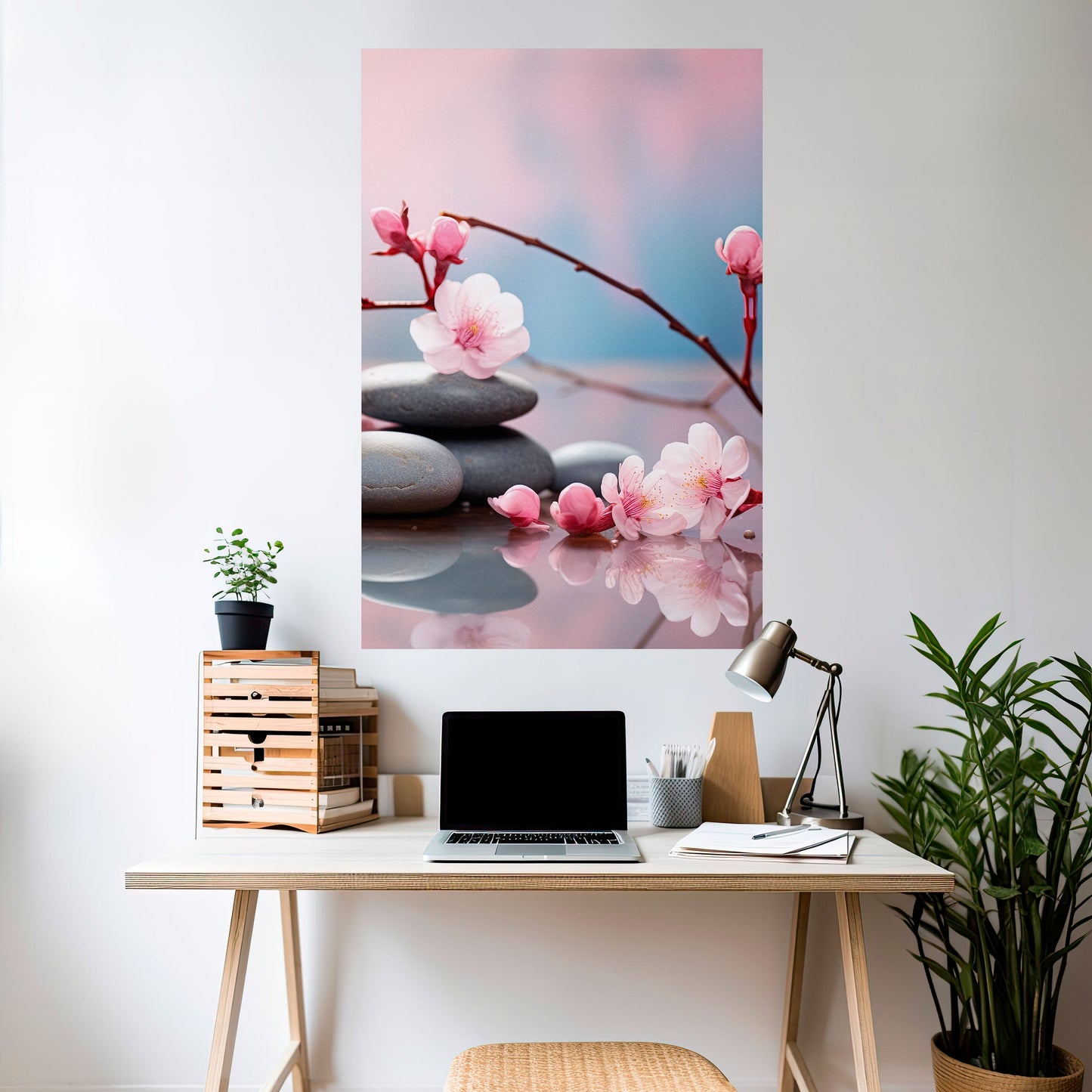 Poster verticale staccabile e attaccabile "EQUILIBRIO DELLA NATURA"