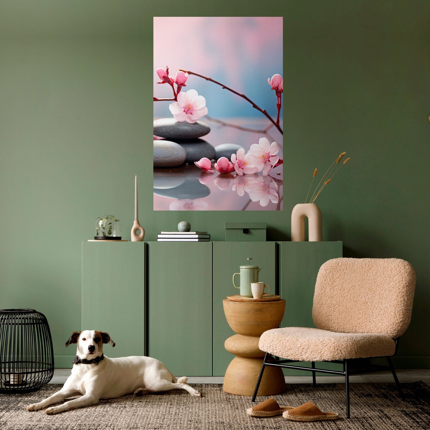 Poster verticale staccabile e attaccabile "EQUILIBRIO DELLA NATURA"
