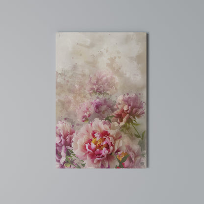 PEONY WHISPER Stampa su Tela Verticale
