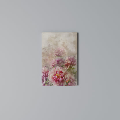 PEONY WHISPER Stampa su Tela Verticale
