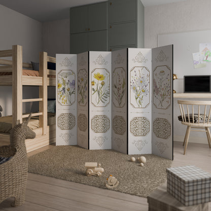 ELEGANTE ARAZZO BOTANICO Divisorio decorativo per ambienti a 6 pannelli