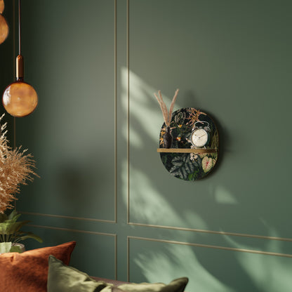 SILENT WILDERNESS Mensola ovale per opere d'arte in effetto rovere