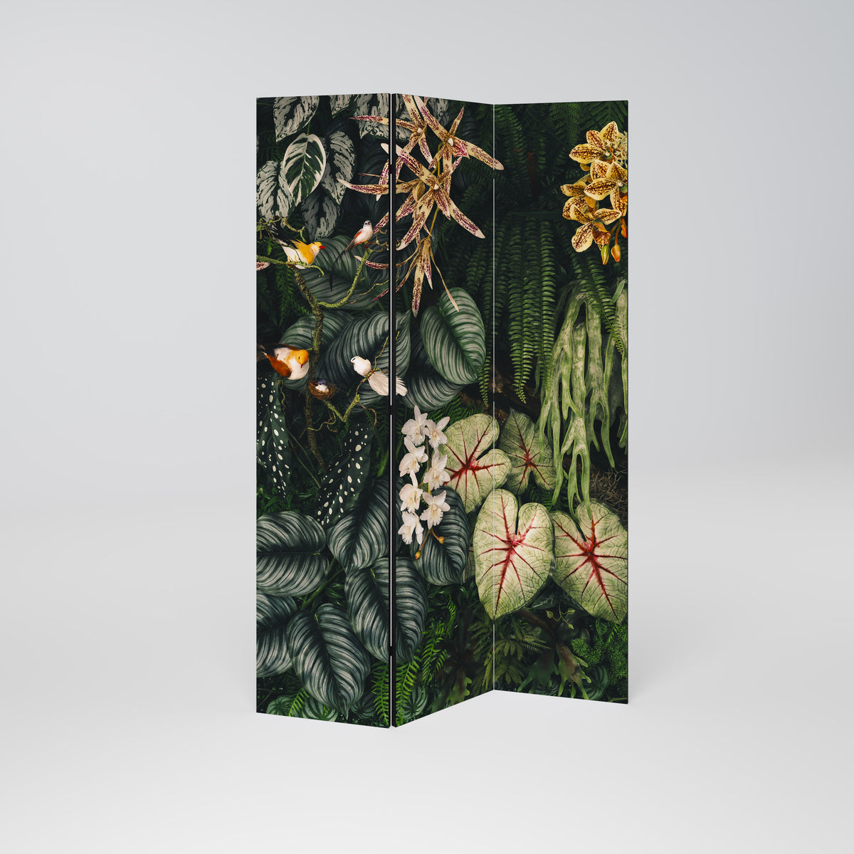 SILENT WILDERNESS Decorative 3-Panel Room Divider
