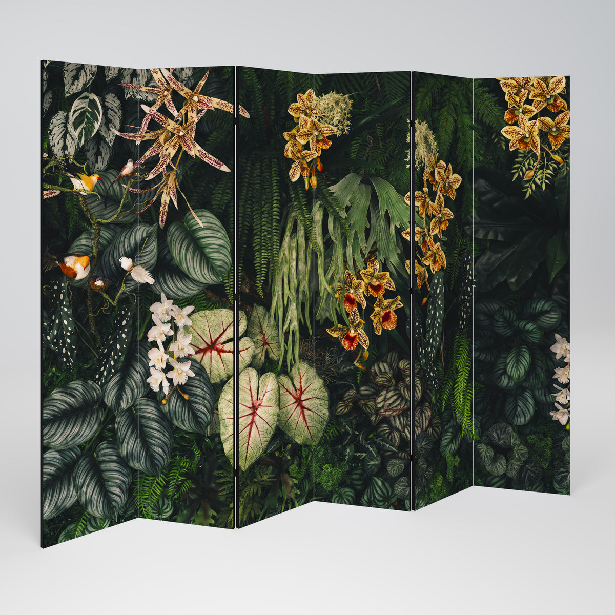 SILENT WILDERNESS Paravento Decorativo a 6 Pannelli