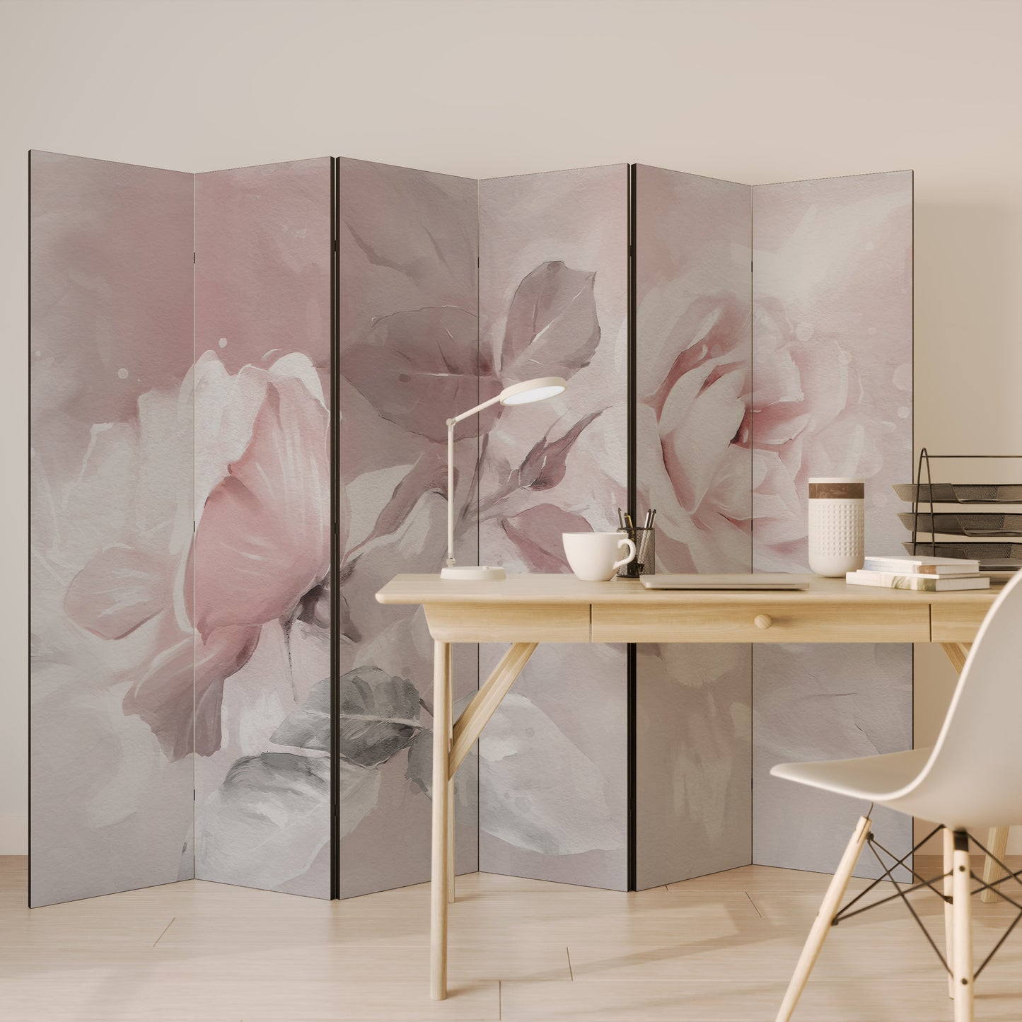 GRACEFUL DAYS Divisorio decorativo per ambienti a 6 pannelli