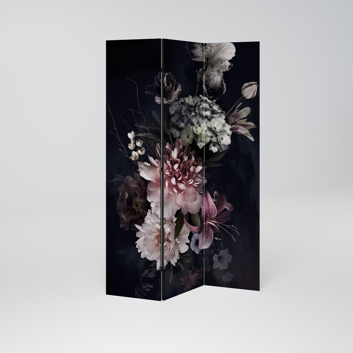PURE BLOSSOM Decorative 3-Panel Room Divider