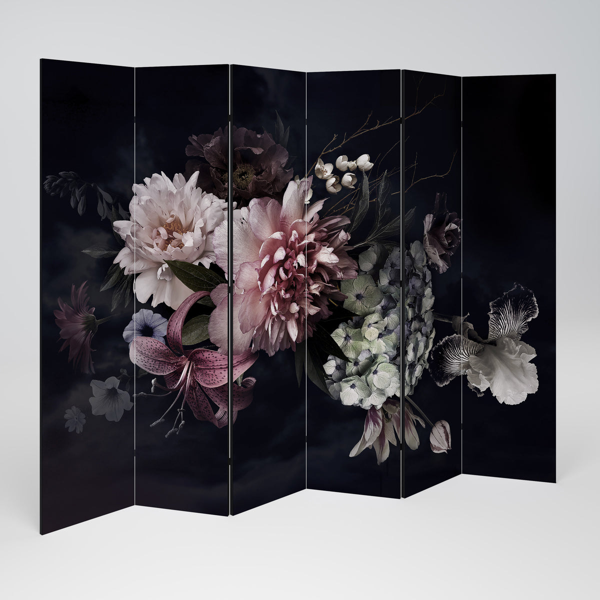 PURE BLOSSOM Paravento Decorativo a 6 Pannelli