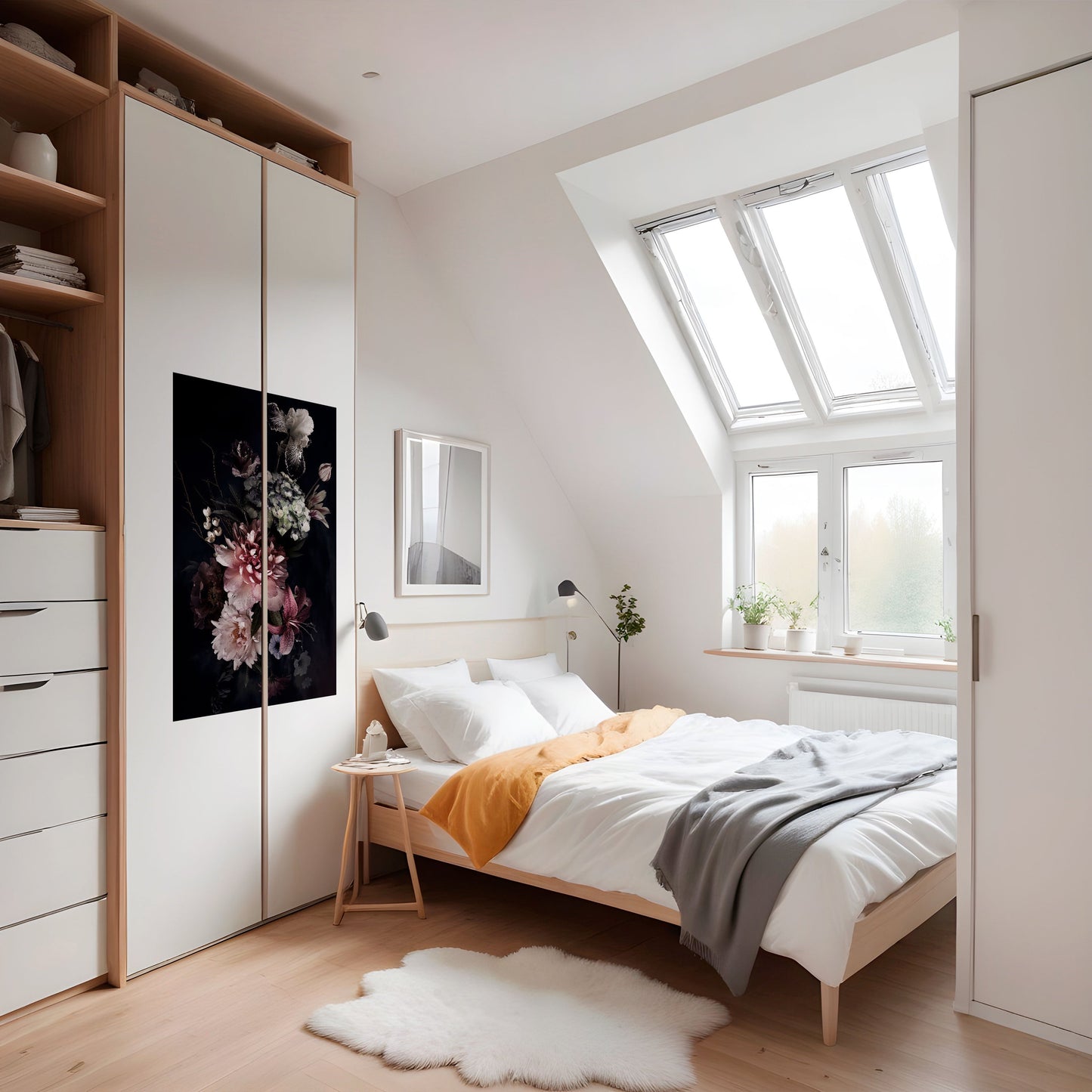 Poster verticale staccabile e attaccabile PURE BLOSSOM