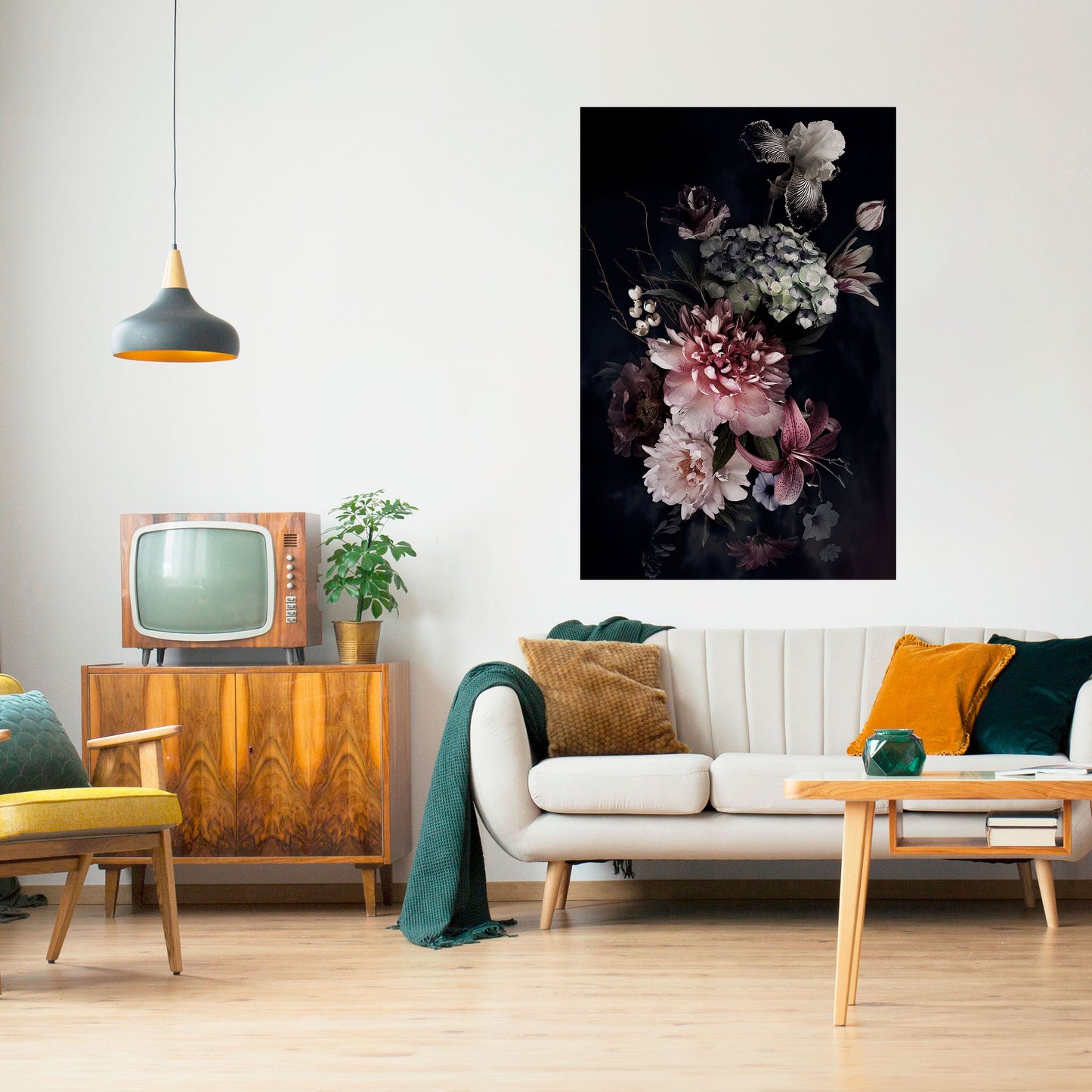 Poster verticale staccabile e attaccabile PURE BLOSSOM