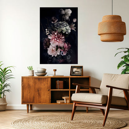 Poster verticale staccabile e attaccabile PURE BLOSSOM
