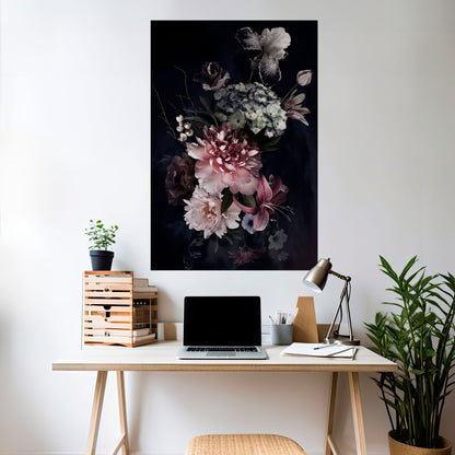 Poster verticale staccabile e attaccabile PURE BLOSSOM