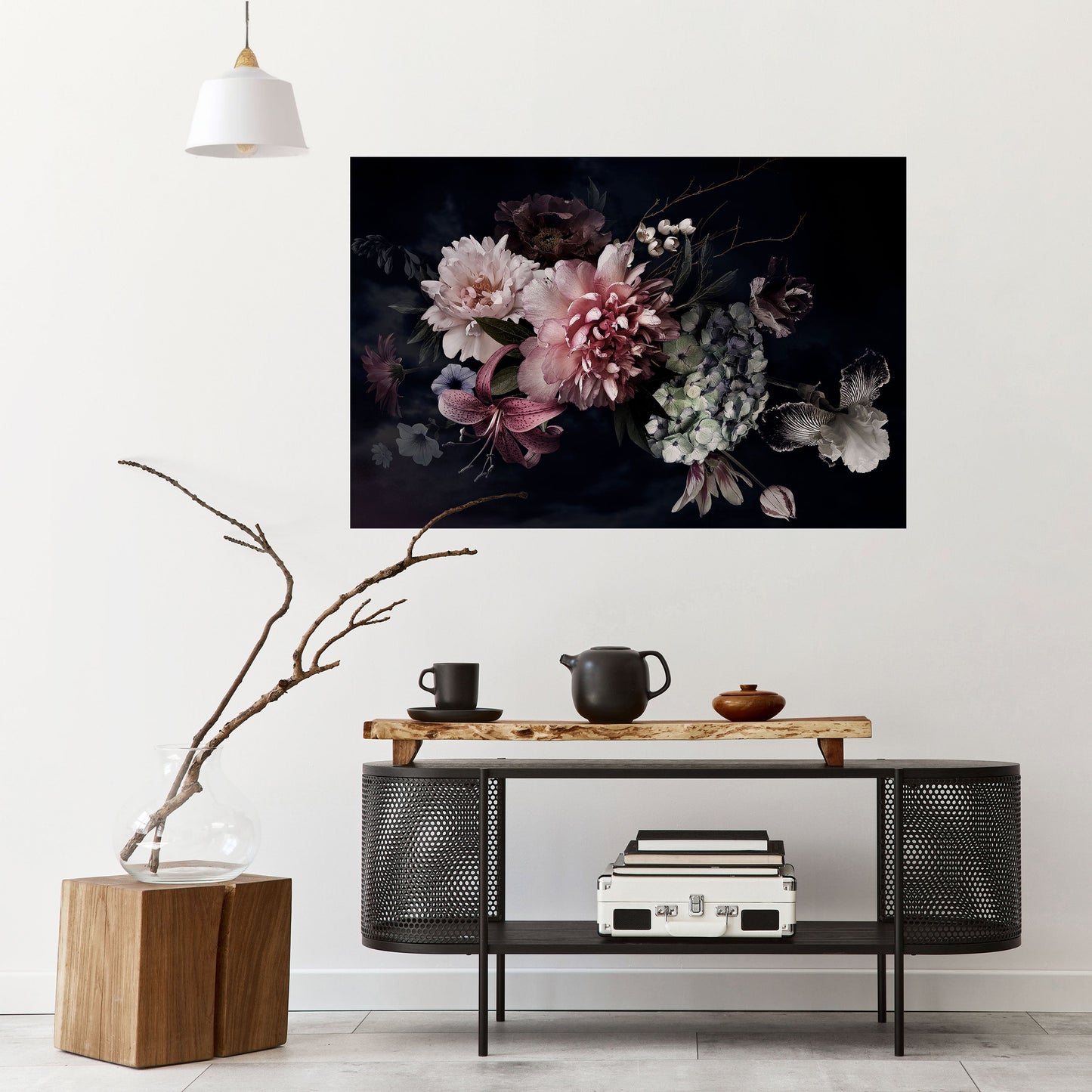 Poster orizzontale staccabile e attaccabile PURE BLOSSOM