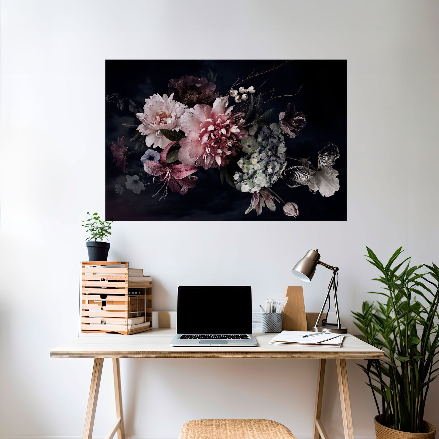 Poster orizzontale staccabile e attaccabile PURE BLOSSOM