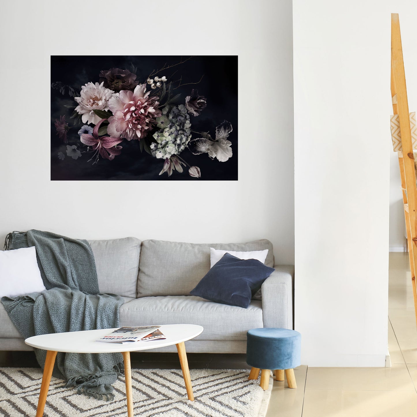 Poster orizzontale staccabile e attaccabile PURE BLOSSOM