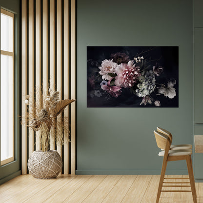 Poster orizzontale staccabile e attaccabile PURE BLOSSOM