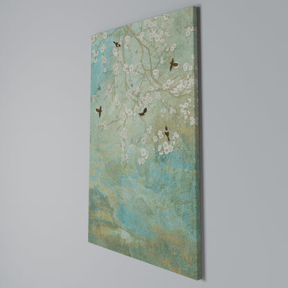 BLOOMING CHARM Stampa su Tela Verticale