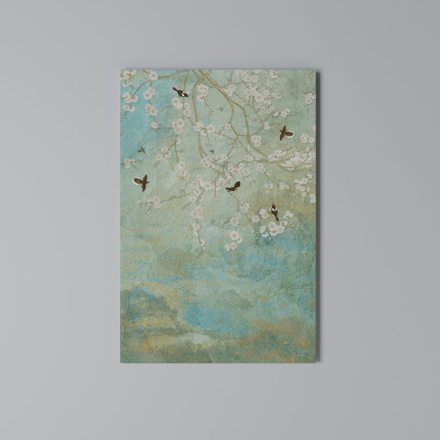 BLOOMING CHARM Stampa su Tela Verticale