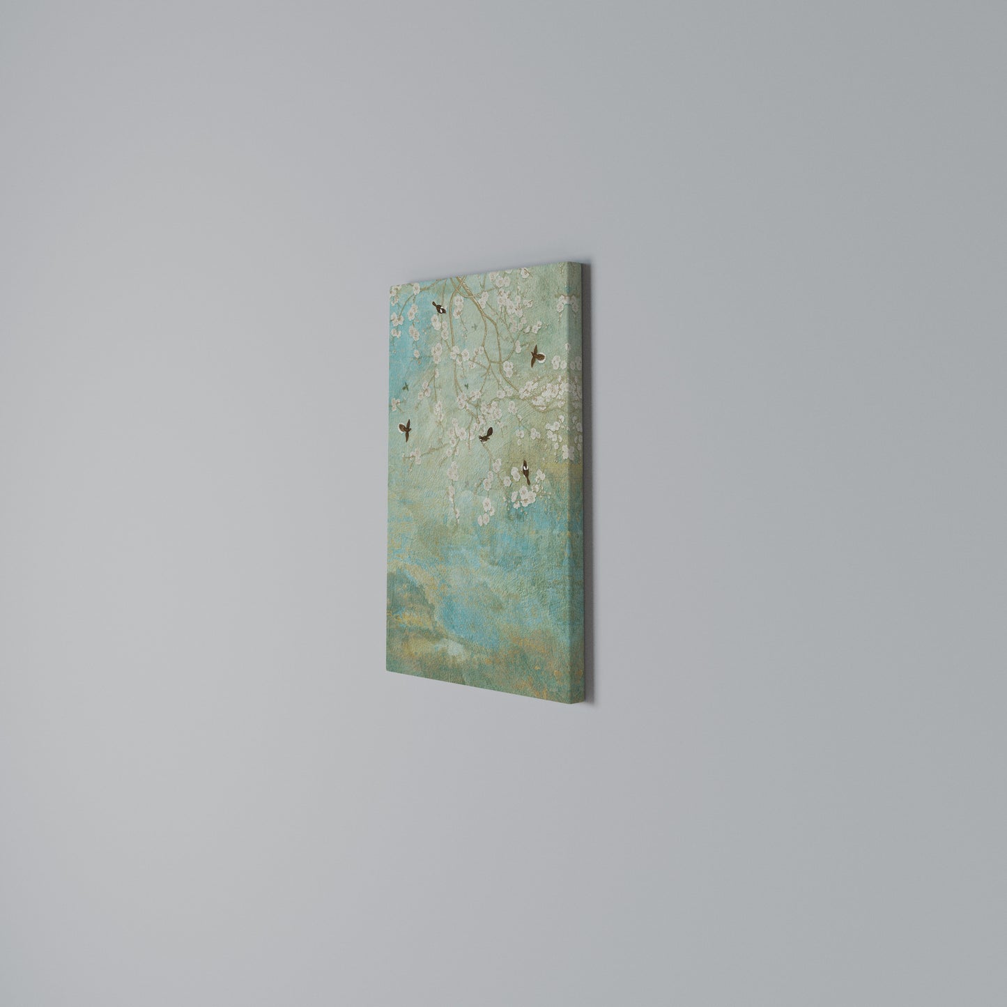 BLOOMING CHARM Stampa su Tela Verticale