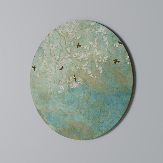 Decorazione murale rotonda BLOOMING CHARM