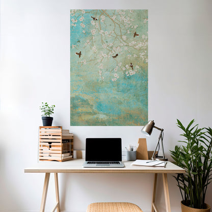 Poster verticale staccabile e attaccabile BLOOMING CHARM