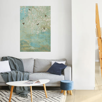 Poster verticale staccabile e attaccabile BLOOMING CHARM