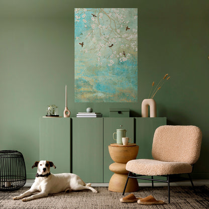 Poster verticale staccabile e attaccabile BLOOMING CHARM