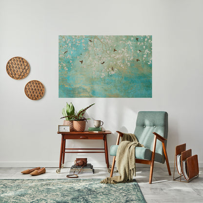 Poster orizzontale staccabile e attaccabile BLOOMING CHARM