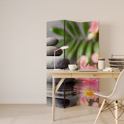 RIFLESSIONI CALMANTI Divisorio decorativo per ambienti a 3 pannelli